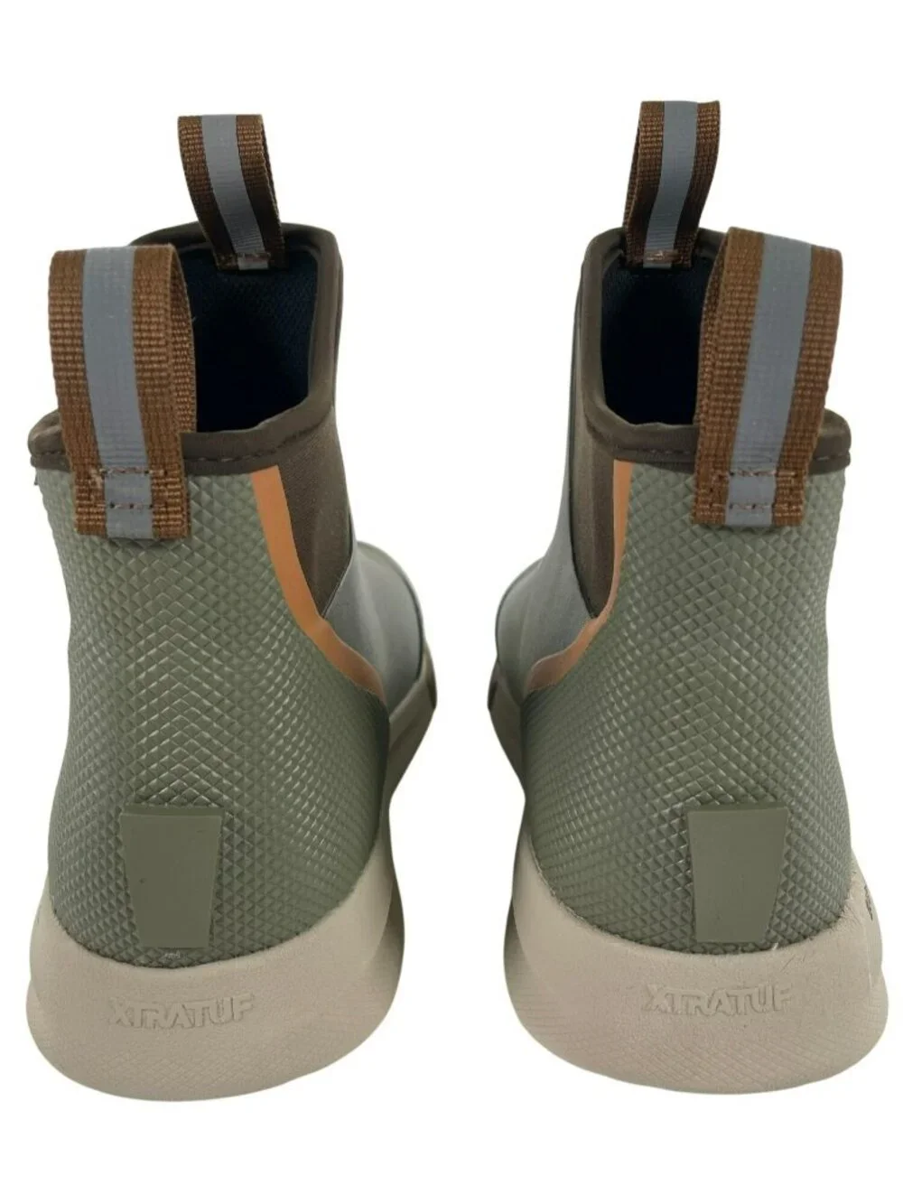 Xtratuf ADB Sport Waterproof Ankle Deck Boot Olive Green Non-Slip Men's Sz 9 NEW